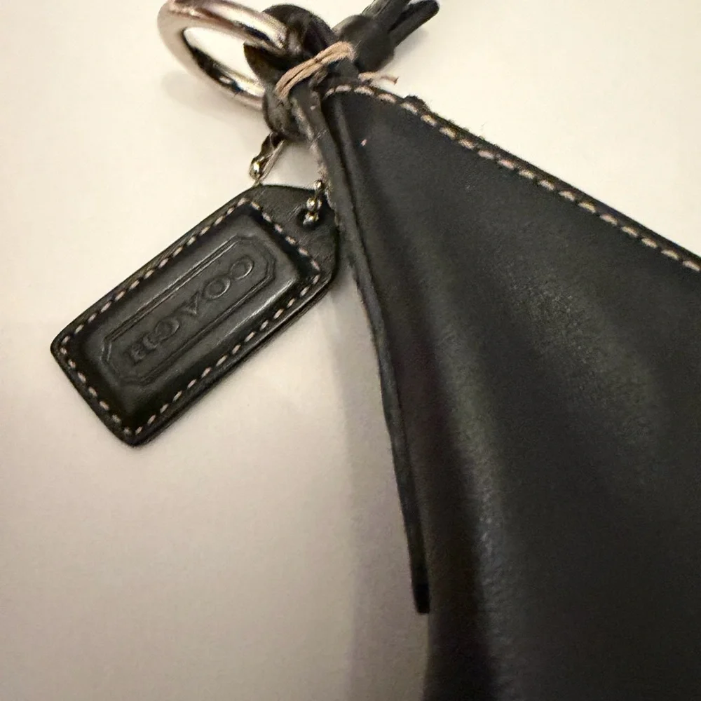 Coach Dark Brown Leather Hobo Shoulder Bag
